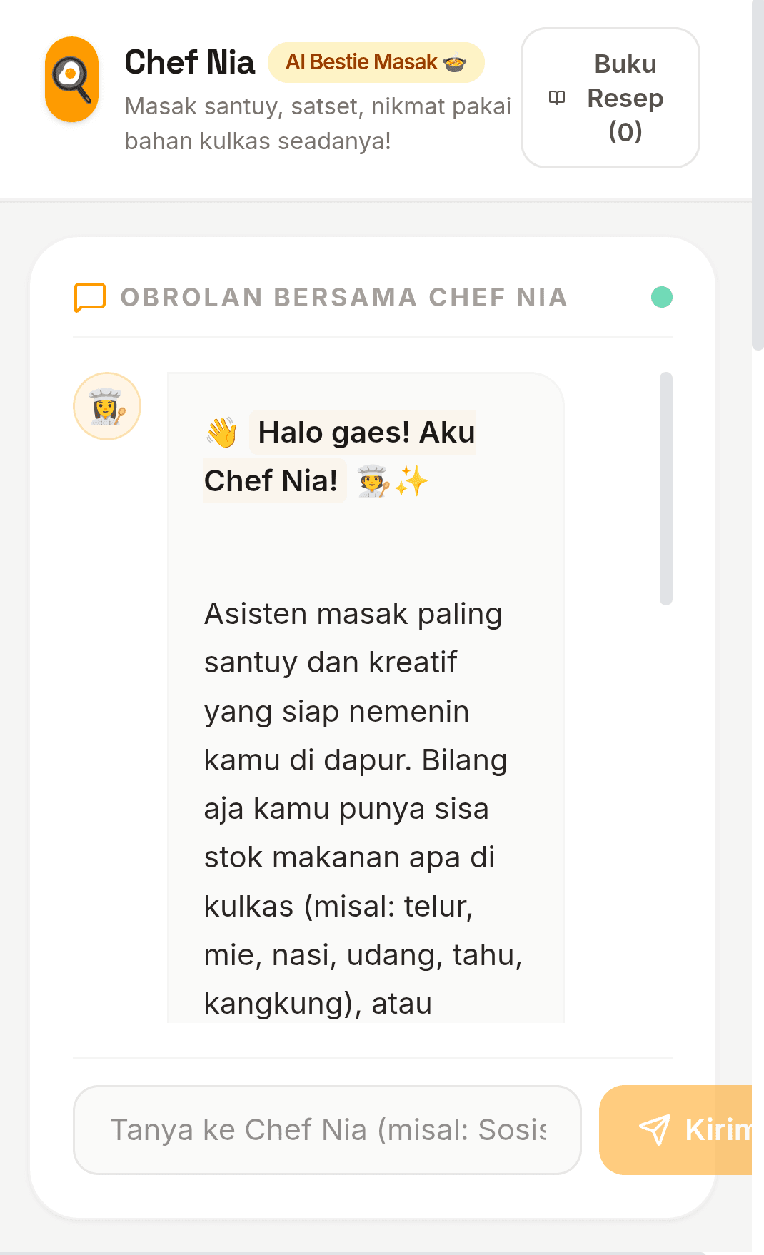 Chef Nia Ai